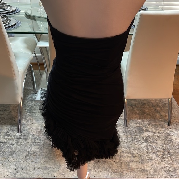 Women’s short black dress - Picture 5 of 8